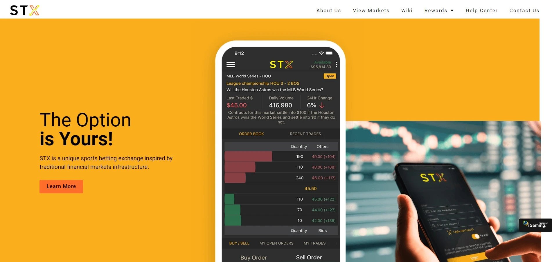 STX betting exchange