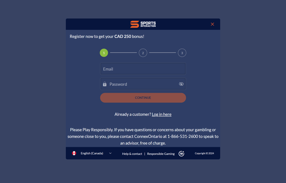 How to request a withdrawal on SIA - step 1